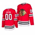 Wholesale Cheap Chicago Blackhawks Custom 2019-20 Adidas Authentic Home Red Stitched NHL Jersey