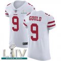 Wholesale Cheap Nike 49ers #9 Robbie Gould White Super Bowl LIV 2020 Men's Stitched NFL Vapor Untouchable Elite Jersey