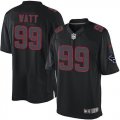 Wholesale Cheap Nike Texans #99 J.J. Watt Black Men's Stitched NFL Impact Limited Jersey