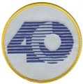 Wholesale Cheap Stitched Los Angeles Rams 40th Anniversary Jersey Patch