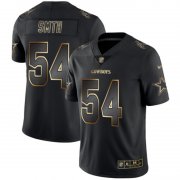 Wholesale Cheap Nike Cowboys #54 Jaylon Smith Black/Gold Men's Stitched NFL Vapor Untouchable Limited Jersey
