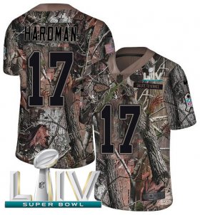 Wholesale Cheap Nike Chiefs #17 Mecole Hardman Camo Super Bowl LIV 2020 Youth Stitched NFL Limited Rush Realtree Jersey