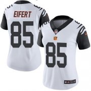 Wholesale Cheap Nike Bengals #85 Tyler Eifert White Women's Stitched NFL Limited Rush Jersey