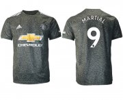 Wholesale Cheap Men 2020-2021 club Manchester United away aaa version 9 black Soccer Jerseys