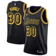 Wholesale Cheap Nike Los Angeles Lakers #30 Julius Randle Black NBA Swingman City Edition Jersey