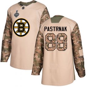 Wholesale Cheap Adidas Bruins #88 David Pastrnak Camo Authentic 2017 Veterans Day Stanley Cup Final Bound Stitched NHL Jersey