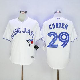 Wholesale Cheap Blue Jays #29 Joe Carter White New Cool Base Stitched MLB Jersey