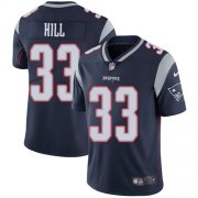 Wholesale Cheap Nike Patriots #33 Jeremy Hill Navy Blue Team Color Men's Stitched NFL Vapor Untouchable Limited Jersey