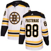 Wholesale Cheap Adidas Bruins #88 David Pastrnak White Road Authentic Youth Stitched NHL Jersey