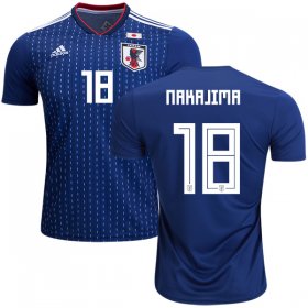 Wholesale Cheap Japan #18 Nakajima Home Soccer Country Jersey