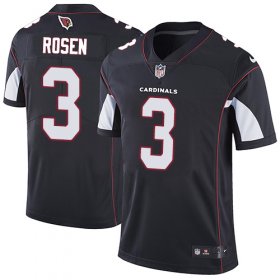 Wholesale Cheap Nike Cardinals #3 Josh Rosen Black Alternate Men\'s Stitched NFL Vapor Untouchable Limited Jersey