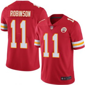 Wholesale Cheap Nike Chiefs #11 Demarcus Robinson Red Team Color Youth Stitched NFL Vapor Untouchable Limited Jersey