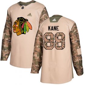 Wholesale Cheap Adidas Blackhawks #88 Patrick Kane Camo Authentic 2017 Veterans Day Stitched Youth NHL Jersey