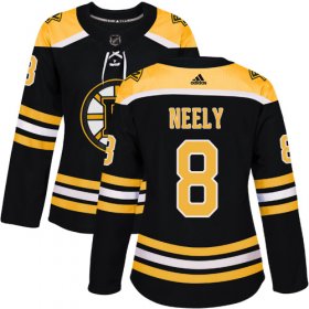 Wholesale Cheap Adidas Bruins #8 Cam Neely Black Home Authentic Women\'s Stitched NHL Jersey