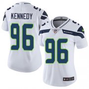 Wholesale Cheap Nike Seahawks #96 Cortez Kennedy White Women's Stitched NFL Vapor Untouchable Limited Jersey