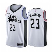 Wholesale Cheap Nike Clippers #23 Lou Williams 2019-20 White Los Angeles City Edition NBA Jersey