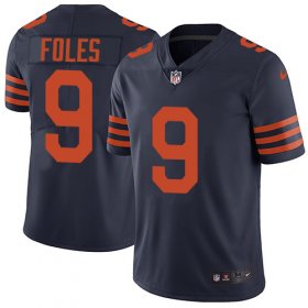 Wholesale Cheap Nike Bears #9 Nick Foles Navy Blue Alternate Youth Stitched NFL Vapor Untouchable Limited Jersey