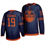 Wholesale Cheap Edmonton Oilers #19 Mikko Koskinen Blue 2019-20 Third Alternate Jersey