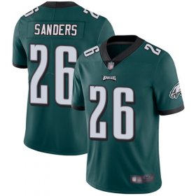 Wholesale Cheap Nike Eagles #26 Miles Sanders Midnight Green Team Color Men\'s Stitched NFL Vapor Untouchable Limited Jersey