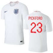 Wholesale Cheap England #23 Pickford Home Thai Version Soccer Country Jersey