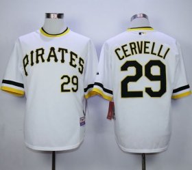 Wholesale Cheap Pirates #29 Francisco Cervelli White Alternate 2 Cool Base Stitched MLB Jersey