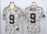 Wholesale Cheap Nike Saints #9 Drew Brees Camo USMC Men's Stitched NFL Elite Jersey