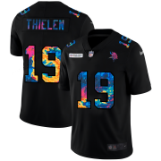 Cheap Minnesota Vikings #19 Adam Thielen Men's Nike Multi-Color Black 2020 NFL Crucial Catch Vapor Untouchable Limited Jersey