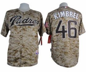 Wholesale Cheap Padres #46 Craig Kimbrel Camo Alternate 2 Cool Base Stitched MLB Jersey