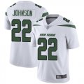 Wholesale Cheap Nike Jets #22 Trumaine Johnson White Men's Stitched NFL Vapor Untouchable Limited Jersey
