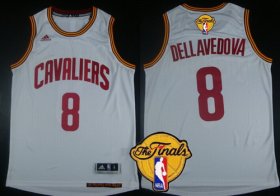 Wholesale Cheap Men\'s Cleveland Cavaliers #8 Matthew Dellavedova 2016 The NBA Finals Patch White Jersey