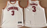 Wholesale Cheap Cleveland Cavaliers #3 Thomas White Stitched NBA Jersey