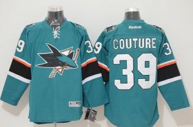 Wholesale Cheap Sharks #39 Logan Couture Teal Stitched NHL Jersey