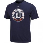 Wholesale Cheap Detroit Tigers Majestic Big & Tall Cooperstown Generating Wins T-Shirt Navy Blue