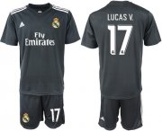 Wholesale Cheap Real Madrid #17 Lucas V. Away Soccer Club Jersey