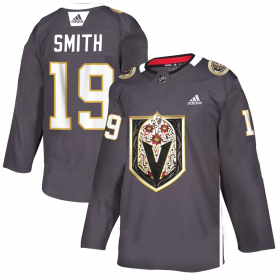 Wholesale Cheap Vegas Golden Knights #19 Reilly Smith Men\'s Grey Adidas Latino Heritage Night Stitched NHL Jersey