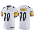 Wholesale Cheap Men's Pittsburgh Steelers #10 Mitchell Trubisky White Vapor Untouchable Limited Stitched Jersey