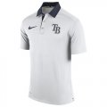 Wholesale Cheap Men's Tampa Bay Rays Nike White Authentic Collection Dri-FIT Elite Polo