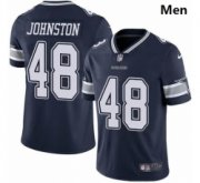 Wholesale Cheap Men Dallas Cowboys #48 Daryl Johnston Nike Vapor Navy Blue Limited Jersey