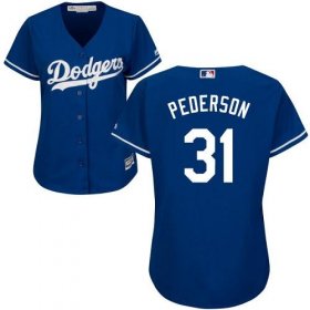 Wholesale Cheap Dodgers #31 Joc Pederson Blue Alternate Women\'s Stitched MLB Jersey