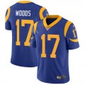 Wholesale Cheap Nike Rams #17 Robert Woods Royal Blue Alternate Youth Stitched NFL Vapor Untouchable Limited Jersey