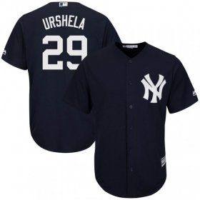 Wholesale Cheap Yankees #29 Gio Urshela Navy Blue New Cool Base Stitched Youth MLB Jersey