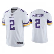 Wholesale Cheap Men's Minnesota Vikings #2 Alexander Mattison White Vapor Untouchable Limited Stitched Jersey