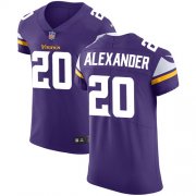 Wholesale Cheap Nike Vikings #20 Mackensie Alexander Purple Team Color Men's Stitched NFL Vapor Untouchable Elite Jersey