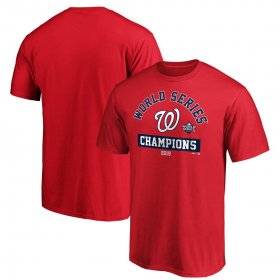 Wholesale Cheap Washington Nationals Majestic 2019 World Series Champions Magic Number T-Shirt Red
