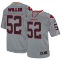 Wholesale Cheap Nike 49ers #52 Patrick Willis Lights Out Grey Men's Stitched NFL Elite Jersey