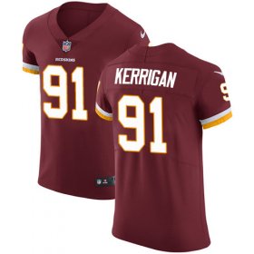 Wholesale Cheap Nike Redskins #91 Ryan Kerrigan Burgundy Red Team Color Men\'s Stitched NFL Vapor Untouchable Elite Jersey