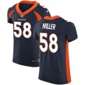Wholesale Cheap Nike Broncos #58 Von Miller Navy Blue Alternate Men's Stitched NFL Vapor Untouchable Elite Jersey