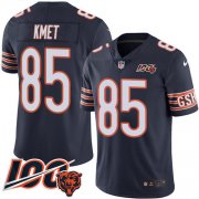 Wholesale Cheap Nike Bears #85 Cole Kmet Navy Blue Team Color Youth Stitched NFL 100th Season Vapor Untouchable Limited Jersey