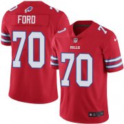 Wholesale Cheap Nike Bills #70 Cody Ford Red Men's Stitched NFL Elite Rush Jersey