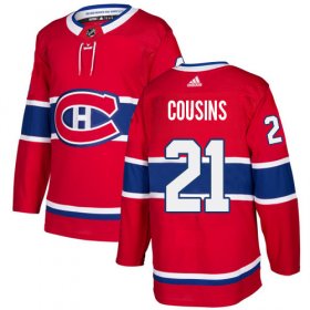 Wholesale Cheap Adidas Canadiens #21 Nick Cousins Red Home Authentic Stitched Youth NHL Jersey